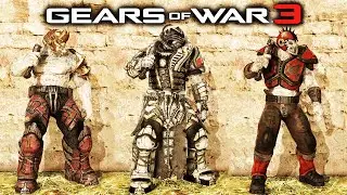 GEARS OF WAR 3 - ALL LOCUST CHARACTERS IN MULTIPLAYER