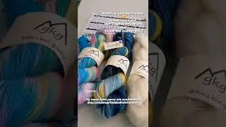 Happy yarn mail 🧶 😀📦 Casen sock set, Van Gogh Starry Night,  Cloud mohair silk. hand dye with love 💕