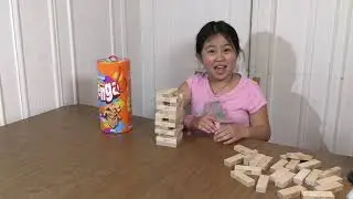 JENGA Unboxing with Lynn, from Amazon Perfect Present whole family can play Reviews, Plays a lot Fun