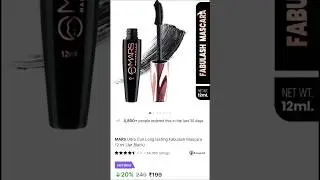 Best Mascaras😍Under Rs. 200😱 #shorts #makeup #mascara #viralvideo