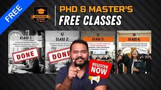 FREE CLASSES about DEFENSE & VIVA PREPARATION & PUBLICATION for PhD & MASTER'S STUDENTS!