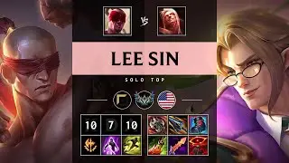 Lee Sin Top vs Vladimir - NA Challenger Patch 25.19