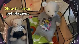 How To Fold Up Pet Playpen - EASY setup Demo (elitefield 48x48 unbox and review)