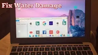 MACBOOK WATER DAMAGE FIX!