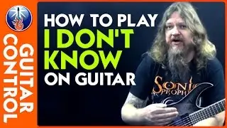 How to Play I Don't Know on Guitar - Ozzy Osbourne Riff Lesson