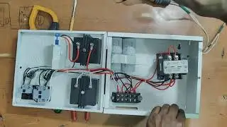 Single phase submersible 1.5 H.P. motor starter parts and testing #electrician #motorstarter #