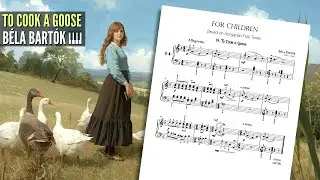 🎹 Bart&oacute;k's To Cook a Goose EASY Beginner Piano Tutorial (For Children Vol 1 No 14) - Play it TODAY!