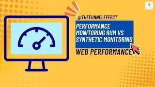 Performance Monitoring RUM vs  synthetic monitoring - Web Performance