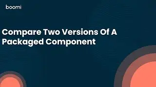 Compare Two Versions Of A Packaged Component