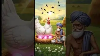 The Farmer, the Giant Hen, and the Pink Egg.#animatedstory #motivation #viralvideo #motivation