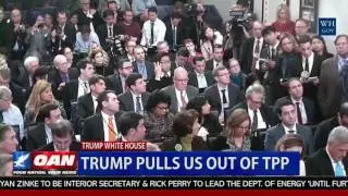 Trump Pulls U.S. out of TPP