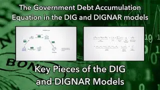 The Government Debt Accumulation Equation in the DIG and DIGNAR models