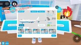 Roblox CCS : M&Igrave;NH CH&Iacute;NH THỨC MUA ĐƯỢC BOEING 747 RỒI!