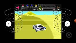 1991 Jaleco Rally Big Run The Supreme 4WD Challenge Super Nintendo Title 