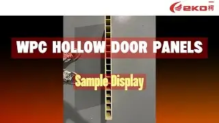 Wpc hollow door panels:Production line display