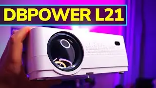 DBPOWER L21 Native 720p Projector Review - Great Sound, Great Price!