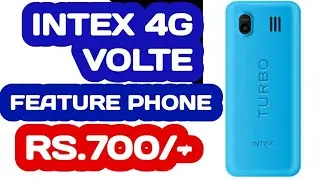 Intex Counter Jio Phone | Intex Launched Turbo+ 4G VoLTE Feature Phone Priced Rs.700/-