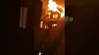 exclusive video of fire incident in kashmir / pray for them