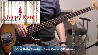 [Antonio-Carlos Jobim] One Note Samba - Bass Cover 🎧 (with bass tabs pdf)