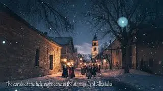 The carols of the holy night echo in the starry sky of Alba Iulia #Romania