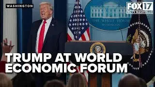 What's on the table as Trump is set to speak at the World Economic Forum