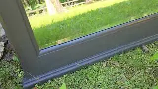 For sale! Large Black Solid Wood Wall Mirror-link in description!