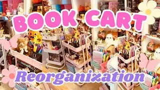 Book Cart Reorganization ✨📚💜 Annotation Supplies, Fantasy Books, and Fall Squishmallow&rsquo;s!