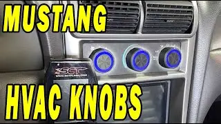 Custom HVAC Knobs for your Fox Body , SN95 or New Edge Mustang