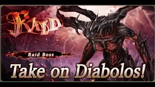 WOTV FFBE Diabolos LV 100 Raid Full Auto Light Chain Team