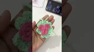 ✨Crochet keychain 💚|#shorts #shortvideo #crochet