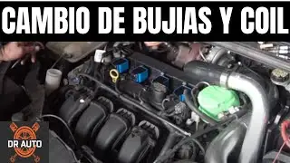 COMO cambiar bujias y bobinas FORD FOCUS