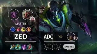 Zed ADC vs Kog'Maw - EUW Master Patch 11.24