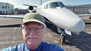 Flying the Cessna Citation From Key West to St Louis, Sun to snow
