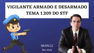 Vigilante Armado e Desarmado - Tema 1.209 do STF