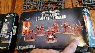 Warhammer 40k Company Command Space Marine Vs. Blood Angels