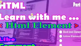HTML Coding Part 25 | HTML Element | How To Create Html Element | HTML Bangla Tutorial By Tanvir IT