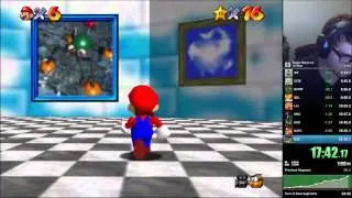 Super Mario 64: 16 Star Speedrun PB [21:52]