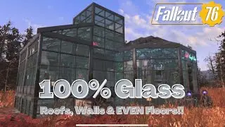 Fallout 76 Camp Build : Glass Camp