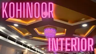 kohinoor marriage hall interior| marriage hall false ceiling design | banquet hall interior|