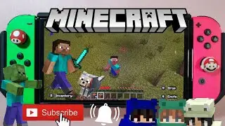 MINECRAFT : NINTENDO SWITCH OLED GAMEPLAY