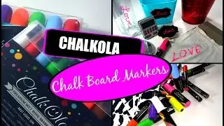 CHALKOLA vs DOLLAR TREE | (CHALK MARKERS/LABELS)