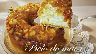 Bolo de Ma&ccedil;&atilde;! F&aacute;cil e r&aacute;pido!🍎