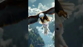 Eagle cat animation video #ai #cat