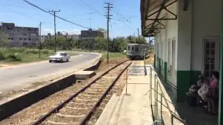 Hershey Train entering Hershey Station, Westbound from Havana