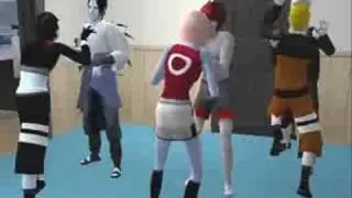 Akatsuki Sims (as vampires) with Sasuke, and Team 7