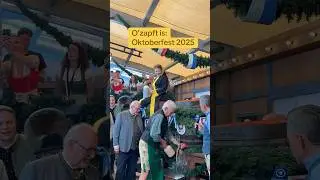 Oktoberfest 2025 - O'Zapft is! Anstich durch OB Dieter Reiter mit 2 Schl&auml;gen - Wiesn Auftakt 2025