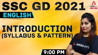 SSC GD 2021 | SSC GD English Introduction Class | Syllabus & Exam Pattern