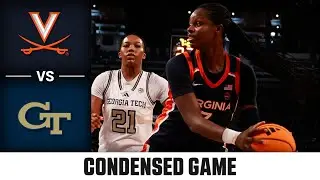 Virginia vs. Georgia Tech Condensed Game | 2025-26 ACC Women's Basketball