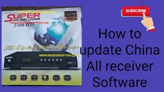 How to update China All receiver Software