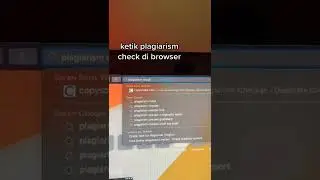 cara cek plagiarisme, mahasiswa wajib tau👍